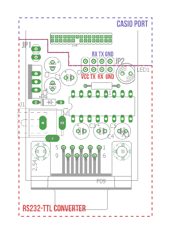 Casio Adapter Layout